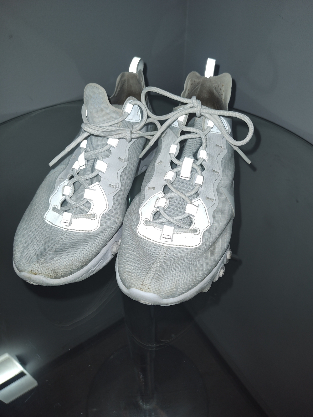 Nike-React Element 55 'Pure Platinum'Men's Athletic Sneaker